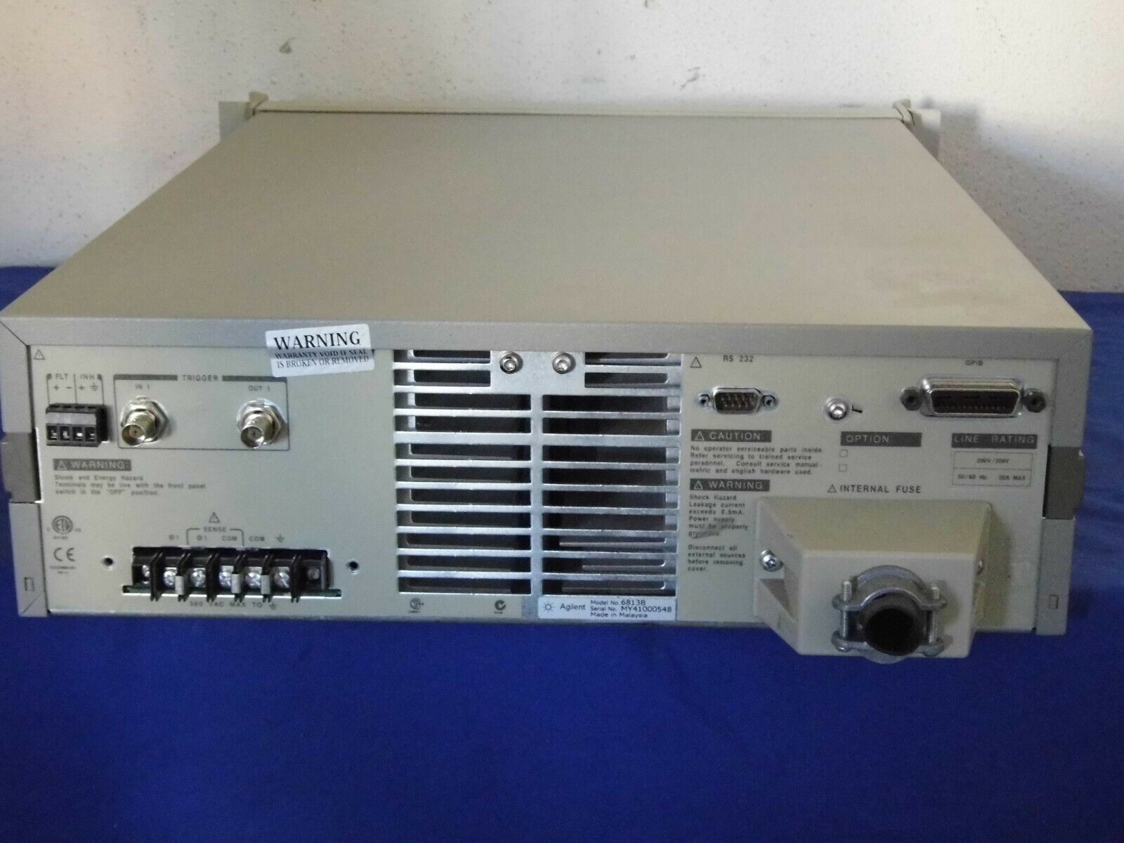 Agilent HP 6813B AC Power Source/Analyzer,1750VA,300V,13A (many available) Agilent HP 6813B AC Power Source/Analyzer,1750VA,300V,13A (many available)